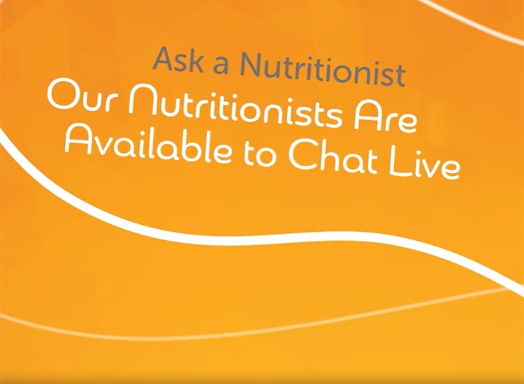 Ask a nutritionist live chat